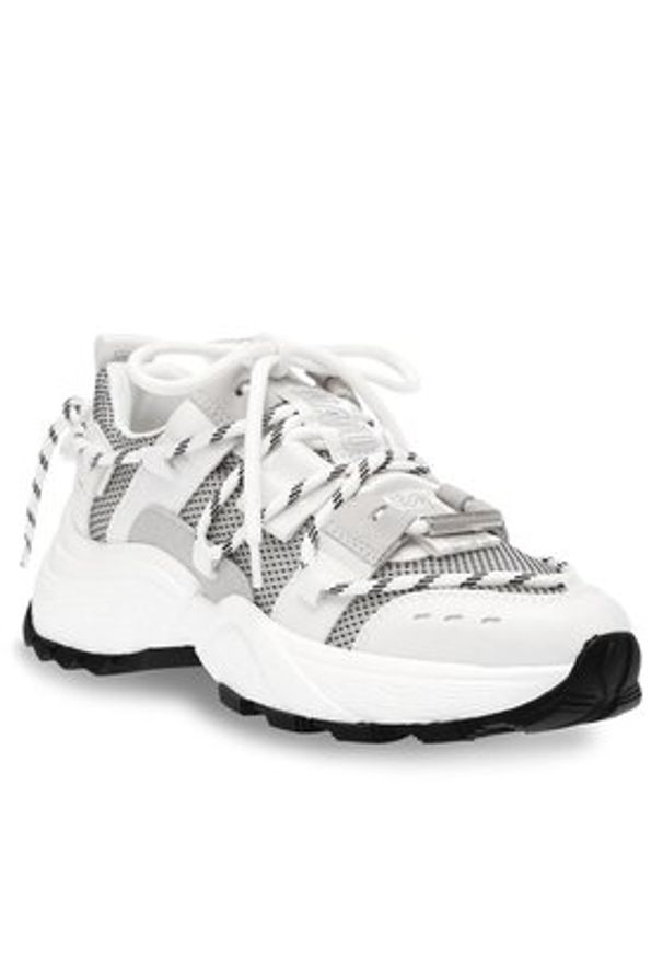Steve Madden Sneakersy Tazmania Sneaker SM11002419-04005-739 Biały. Kolor: biały. Materiał: skóra