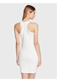 Calvin Klein Jeans Sukienka codzienna J20J220754 Biały Slim Fit. Okazja: na co dzień. Kolor: biały. Materiał: bawełna. Typ sukienki: proste. Styl: casual #5