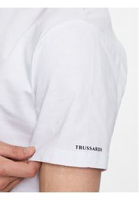 Trussardi Jeans - Trussardi T-Shirt 52T00723 Biały Regular Fit. Kolor: biały. Materiał: bawełna #4