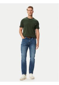 Beverly Hills Polo Club T-Shirt P-SS26M-TS414000BTGR Zielony ciemny Regular Fit. Typ kołnierza: polo. Kolor: zielony. Materiał: bawełna #4