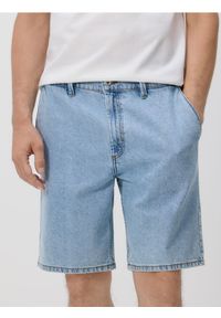 Reserved - Jeansowe szorty straight - niebieski. Kolor: niebieski. Materiał: jeans