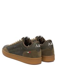 Aeronautica Militare Sneakersy 252SC0306UCT03385 Zielony. Kolor: zielony. Materiał: skóra