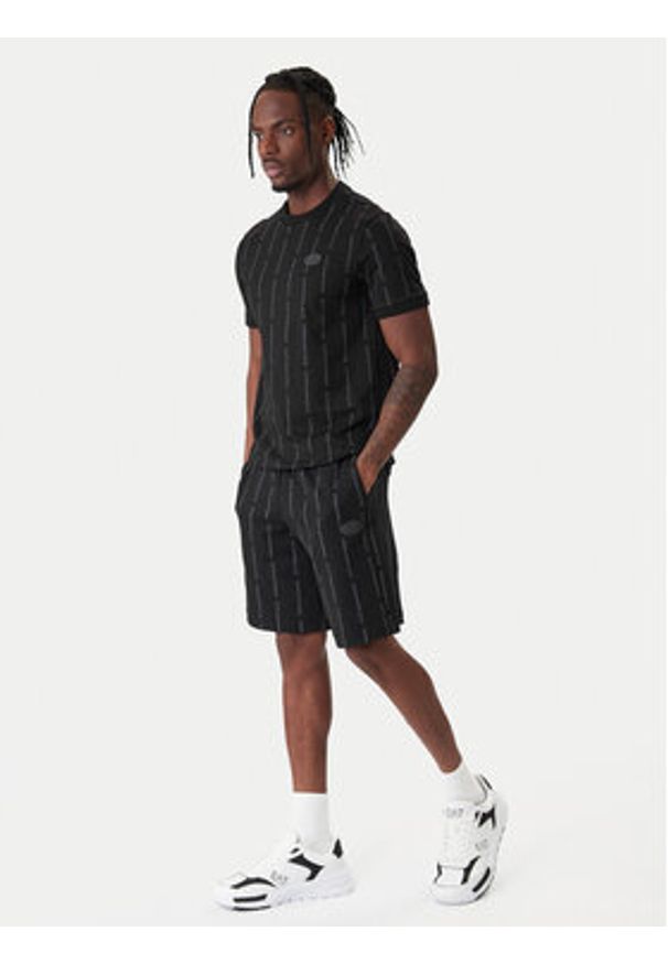 EA7 Emporio Armani Szorty sportowe 7M001393 AF12660 FC039 Czarny Regular Fit. Kolor: czarny. Materiał: syntetyk, bawełna. Styl: sportowy