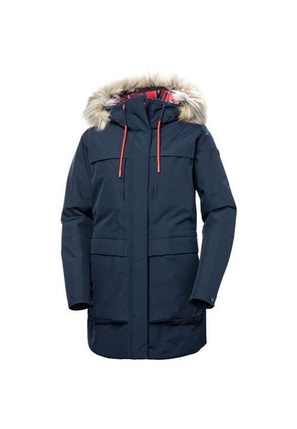 Kurtka uniwersalna damska Helly Hansen Zimowa W Coastal Parka. Typ kołnierza: kaptur. Kolor: niebieski. Materiał: syntetyk. Długość: długie. Sezon: zima