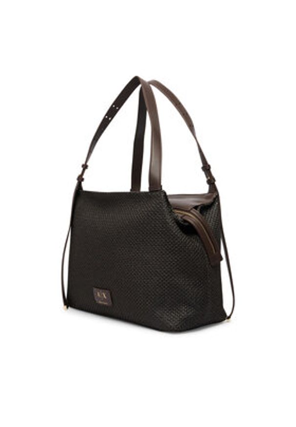Armani Exchange Torebka XW002603 AF22683 M6219 Brązowy. Kolor: brązowy. Materiał: skórzane