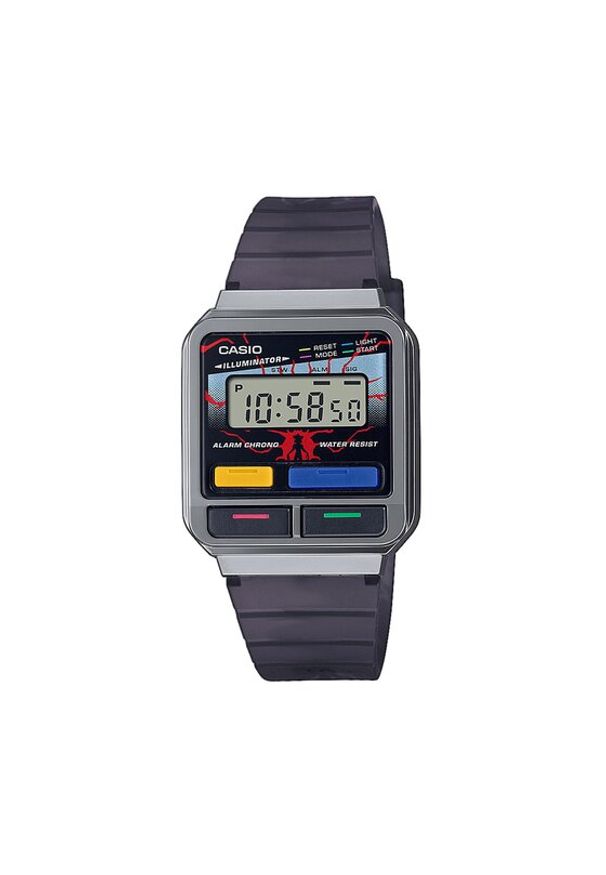 Casio Zegarek Vintage Edgy Stranger Things A120WEST-1AER Szary. Kolor: szary. Styl: vintage