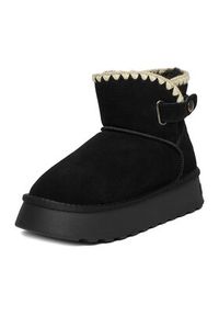 Badura Śniegowce EO-ANGELA-TS6296-01 Czarny. Kolor: czarny. Materiał: skóra, zamsz #3