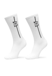 Skarpety długie EA7 Emporio Armani. Kolor: biały #1