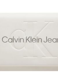 Calvin Klein Jeans Torebka Sculpted Ew Flap Conv25 Mono K60K611866 Biały. Kolor: biały. Materiał: skórzane #2