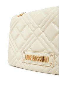 Love Moschino - LOVE MOSCHINO Torebka JC4153PP1MLA0110 Beżowy. Kolor: beżowy. Materiał: skórzane
