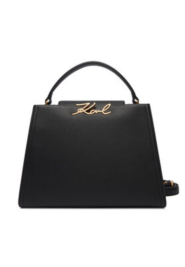 Karl Lagerfeld - KARL LAGERFELD Torebka B1W30058 Czarny. Kolor: czarny. Materiał: skórzane