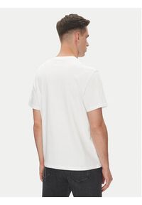Calvin Klein Jeans T-Shirt Hero Monologo LV04RB862G Biały Regular Fit. Kolor: biały. Materiał: bawełna
