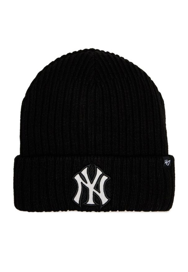 47 Brand Czapka MLB New York Yankees Thick Cord Logo 47 B-THCCK17ACE-BK Czarny. Kolor: czarny. Materiał: materiał, akryl