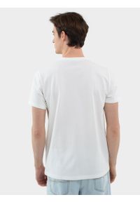 Big-Star - Koszulka męska z nadrukiem biała Relef 100. Kolor: biały. Materiał: jeans, dresówka, dzianina, skóra. Wzór: nadruk. Styl: klasyczny