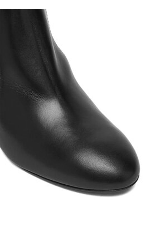 Stuart Weitzman Botki Babette Zip SL542 Czarny. Kolor: czarny. Materiał: skóra