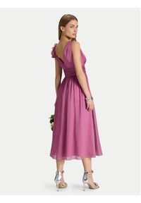 Swing Sukienka koktajlowa 5AJ07600 Różowy Regular Fit. Kolor: różowy. Materiał: syntetyk. Styl: wizytowy #2
