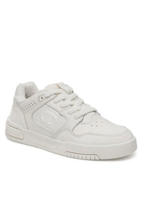 Champion Sneakersy ZN80 LOW BOUCLET S11701-WW017 Écru. Materiał: skóra