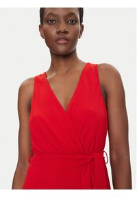 Morgan Sukienka koktajlowa 241-ROSVAL M Czerwony Regular Fit. Kolor: czerwony. Materiał: syntetyk. Styl: wizytowy #2