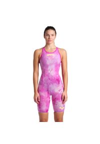 Strój Startowy Damski Arena Carbon Air2 Le Cb Tie-Dye. Kolor: różowy