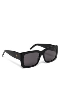 Gino Rossi Okulary przeciwsłoneczne LD91613-1 Czarny. Kolor: czarny