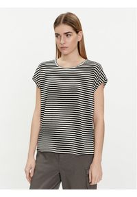 Vero Moda T-Shirt Ava 10284469 Czarny Regular Fit. Kolor: czarny. Materiał: lyocell #1