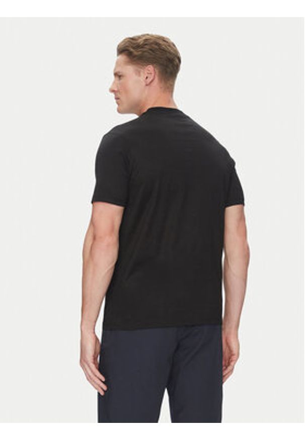 PAUL & SHARK - Paul&Shark T-Shirt C0P1092 Czarny Regular Fit. Kolor: czarny. Materiał: bawełna