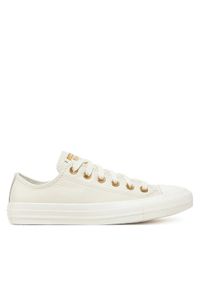 Converse Trampki Chuck Taylor All Star Gold A13814C Écru. Kolor: kremowy. Materiał: skóra #1