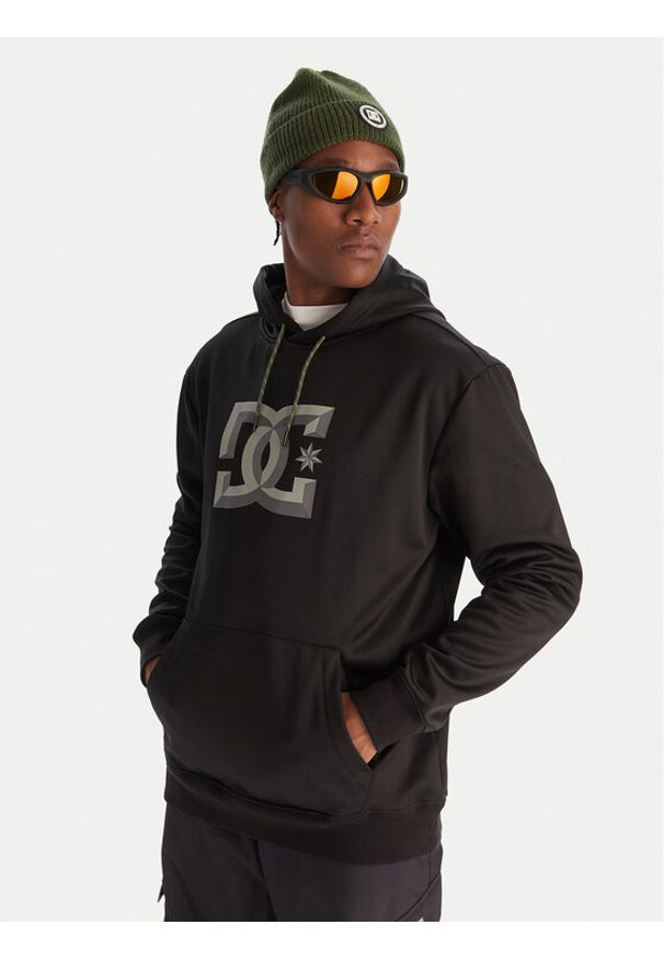 DC Bluza Snowstar ADYFT03417 Czarny Regular Fit. Kolor: czarny. Materiał: syntetyk