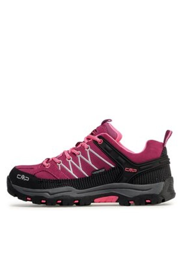 CMP Trekkingi Kids Rigel Low Trekking Shoes Wp 3Q13244J Różowy. Kolor: różowy. Materiał: zamsz, skóra. Sport: turystyka piesza