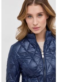 Trussardi Jeans - Trussardi kurtka damska kolor granatowy przejściowa. Kolor: niebieski #3