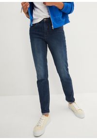 bonprix - Dżinsy ze stretchem Straight, mid waist. Kolor: niebieski #1
