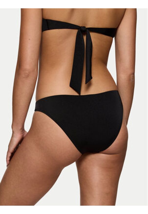Triumph Dół od bikini Midnight 10222287 Czarny. Kolor: czarny. Materiał: syntetyk
