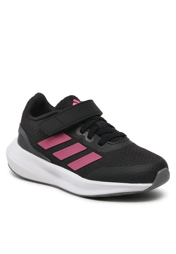 Adidas - Buty adidas. Kolor: czarny. Styl: sportowy. Sport: bieganie