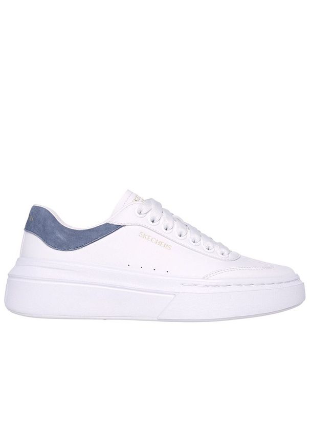 skechers - Buty Skechers Cordova Classic 185060WBL - białe. Zapięcie: sznurówki. Kolor: biały. Materiał: guma, syntetyk, skóra. Szerokość cholewki: normalna. Wzór: gładki. Model: Skechers Sport
