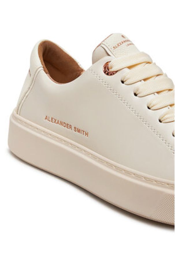 Alexander Smith Sneakersy London 8373 Écru. Materiał: skóra