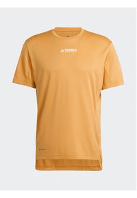 Adidas - adidas T-Shirt Terrex Multi T-Shirt HZ6238 Żółty Regular Fit. Kolor: żółty. Materiał: syntetyk #5