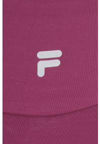 Fila legginsy treningowe Rabenau damskie kolor fioletowy wzorzyste. Kolor: fioletowy. Materiał: materiał. Sport: fitness