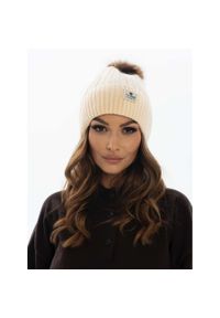 Czapka beżowa Peterson PTN HAT-07. Kolor: beżowy. Materiał: materiał, akryl. Sezon: zima. Styl: klasyczny, elegancki, casual