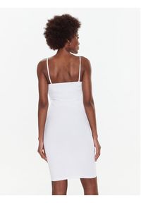 Calvin Klein Jeans Sukienka codzienna J20J221149 Biały Slim Fit. Okazja: na co dzień. Kolor: biały. Materiał: syntetyk. Typ sukienki: proste. Styl: casual #4