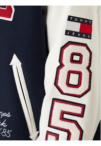 Tommy Jeans Kurtka bomber Varsity DM0DM22729 Granatowy Regular Fit. Kolor: niebieski. Materiał: wełna, syntetyk #4