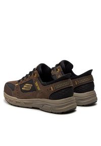 skechers - Skechers Sneakersy Oak Canyon 237450/BRBK Brązowy. Kolor: brązowy. Materiał: zamsz, skóra #3