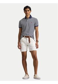 Polo Ralph Lauren Polo 710956682001 Granatowy Custom Slim Fit. Typ kołnierza: polo. Kolor: niebieski. Materiał: bawełna