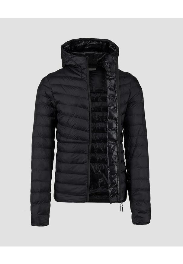 Kurtka ocieplana męska Dolomite STRENTA BLACK. Kolor: czarny. Materiał: puch. Sport: turystyka piesza