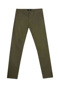 TOP SECRET - Spodnie strukturalne typu chino slim fit. Okazja: do pracy. Kolor: brązowy. Materiał: materiał. Sezon: wiosna #2