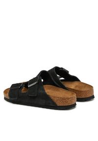 Birkenstock Klapki Arizona 1027164 Czarny. Kolor: czarny. Materiał: skóra, zamsz #6