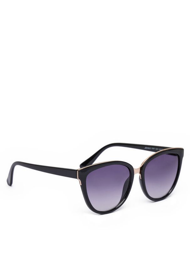 Jenny - JENNY Okulary przeciwsłoneczne 4WF-007-SS25 Czarny. Kolor: czarny