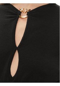Pinko Sweter Chioccia 101848 A15S Czarny Regular Fit. Kolor: czarny. Materiał: bawełna #5