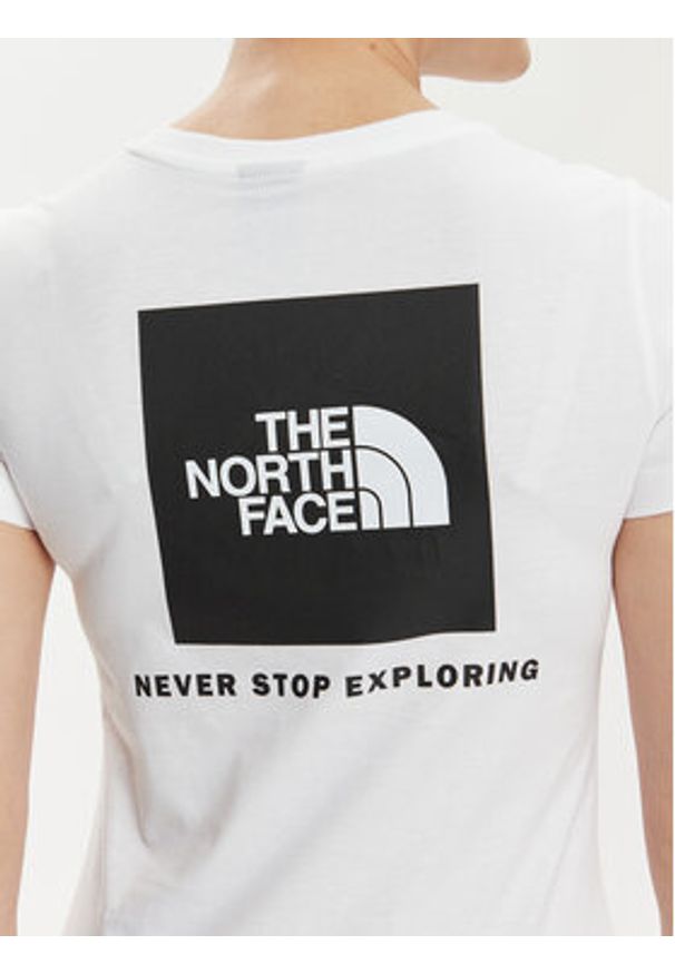 The North Face T-Shirt Redbox NF0A87NM Biały Regular Fit. Kolor: biały. Materiał: bawełna