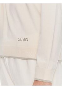 Liu Jo Sweter MF3392 MS49I Beżowy Regular Fit. Kolor: beżowy. Materiał: wiskoza #4