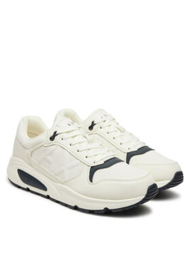 Armani Exchange Sneakersy XUX239 XV909 U384 Biały. Kolor: biały. Materiał: materiał